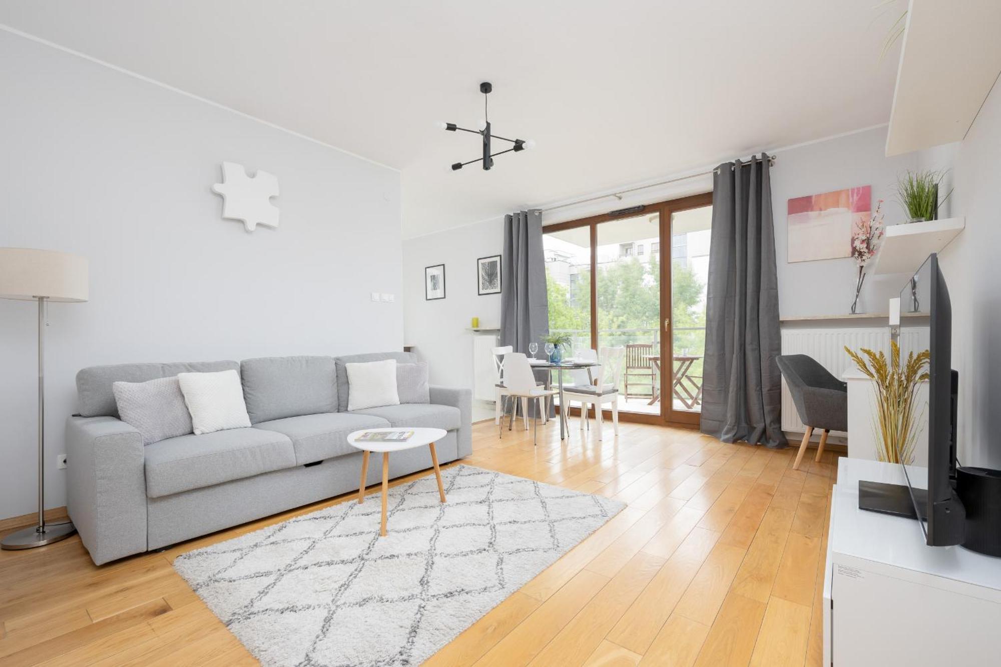 City Apartment With Parking Near Metro Mlociny By Noclegi Renters Варшава Экстерьер фото